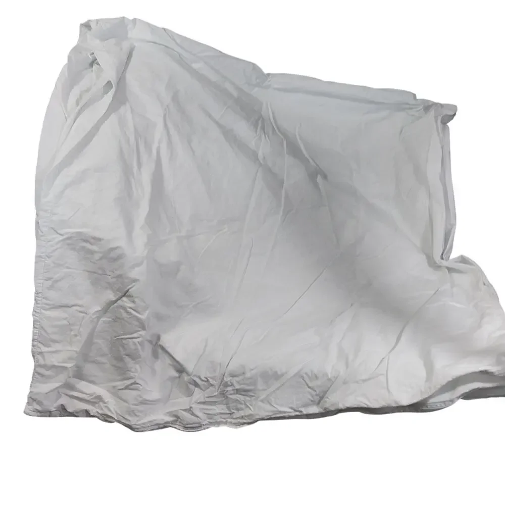BEDSURE! PURE WHITE 100% FINE COTTON ZIPPER CLOSURE DUVET COVER! FULL SIZE!
